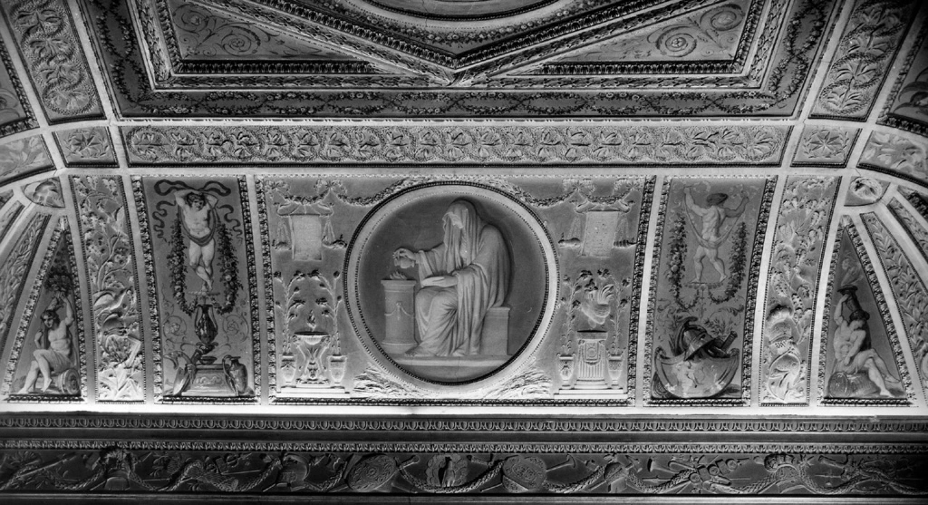 Decorazione plastico - pittorica, con L. Bosconi, P.J. Wenzel, G. Campovecchio, Palazzo Altieri, Roma